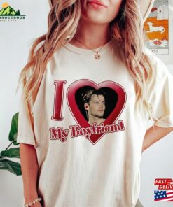 I Love My Boyfriend Shirt 90S Vintage Louis Graphic Sweatshirt Unisex