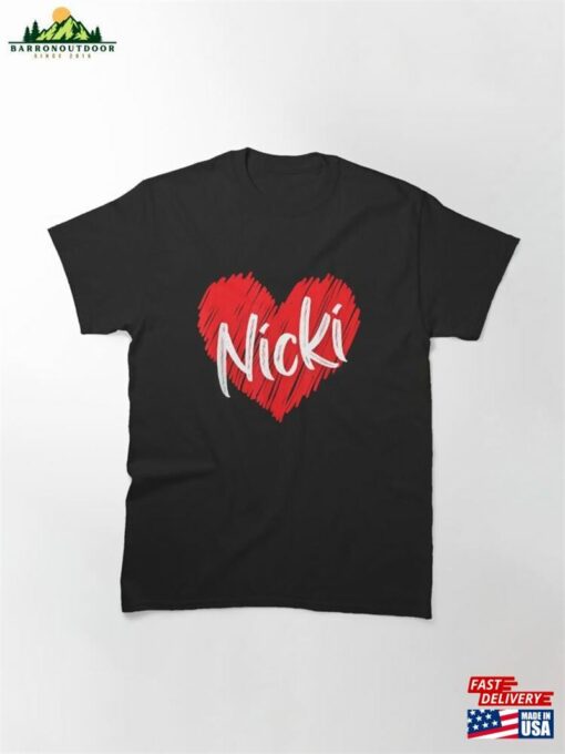 I Love Nicki Heart Shirt Minaj Tour Tshirt Sweatshirt Hoodie