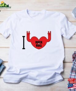 I Love Rock N Roll T-Shirt Unisex Heavy Cotton Lover Gift