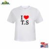 I Love T S Baby Tee Graphic Shirt For Women Y2k Style Crop Top T-Shirt Classic