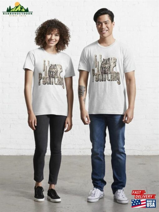 I Love Wolf Painting Essential T-Shirt Unisex
