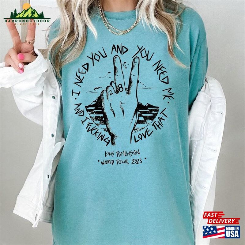 I Need You Me Louis Tomlinson 1D Shirt Merch Classic Unisex I Need You Me Louis Tomlinson 1D Shirt Merch Classic Unisex