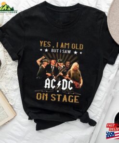I Saw Acdc On Stage Shirt Pwr Up World Tour 2024 Ac Unisex Hoodie