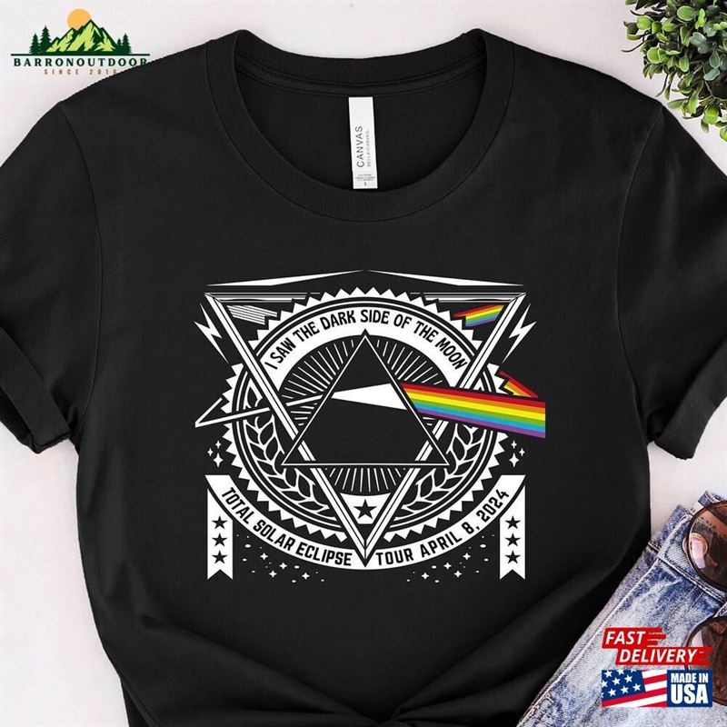 I Saw The Darkside Of Moon Shirt April 8Th 2024 Eclipse Event Sweatshirt Unisex I Saw The Darkside Of Moon Shirt April 8Th 2024 Eclipse Event Sweatshirt Unisex