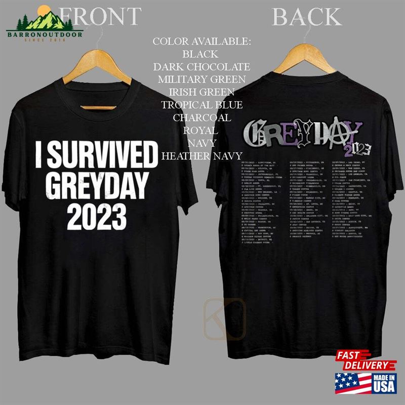 I Survived Greyday 2023 Merch Suicideboys Tour Shirt Suicideboy Grey Day Sweatshirt Unisex Hoodie I Survived Greyday 2023 Merch Suicideboys Tour Shirt Suicideboy Grey Day Sweatshirt Unisex Hoodie