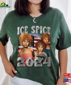 Ice Spice 2024 Shirt Design Retro 90S Vintage Bootleg Tee Rapper T-Shirt Hoodie