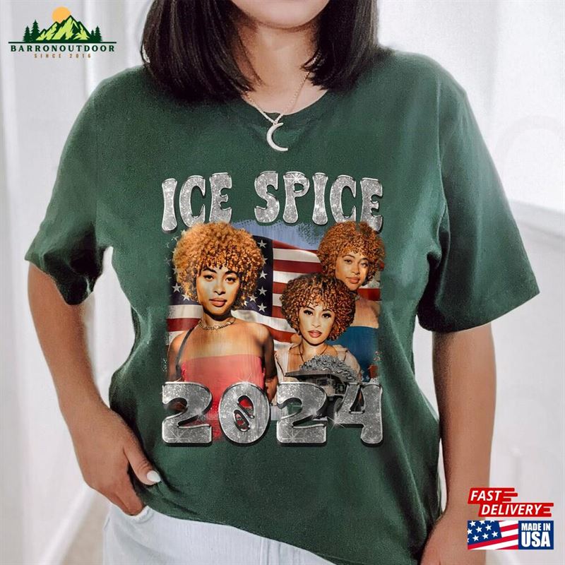 Ice Spice 2024 Shirt Design Retro 90S Vintage Bootleg Tee Rapper T-Shirt Hoodie Ice Spice 2024 Shirt Design Retro 90S Vintage Bootleg Tee Rapper T-Shirt Hoodie