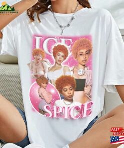 Ice Spice Music Shirt Y2k 90S Merch Vintage Album Munch Feelin U 2023 American Rapper Graphic Tee Sweatshirt Unisex