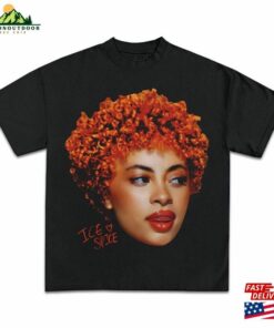 Ice Spice T Shirt Rap Tee Concert Merch Rare Munch Vintage Style 90S Face Hip Hop Graphic Print Hoodie Unisex
