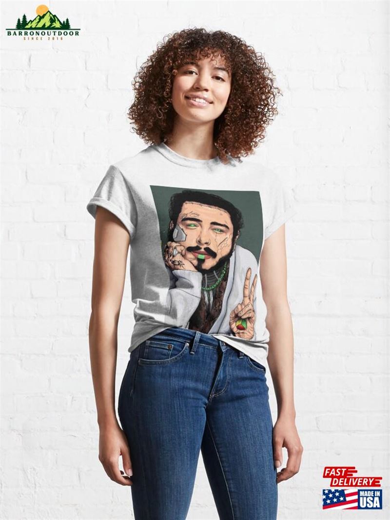 Iconic Poostmaaloone Visuals Classic T-Shirt Unisex Iconic Poostmaaloone Visuals Classic T-Shirt Unisex