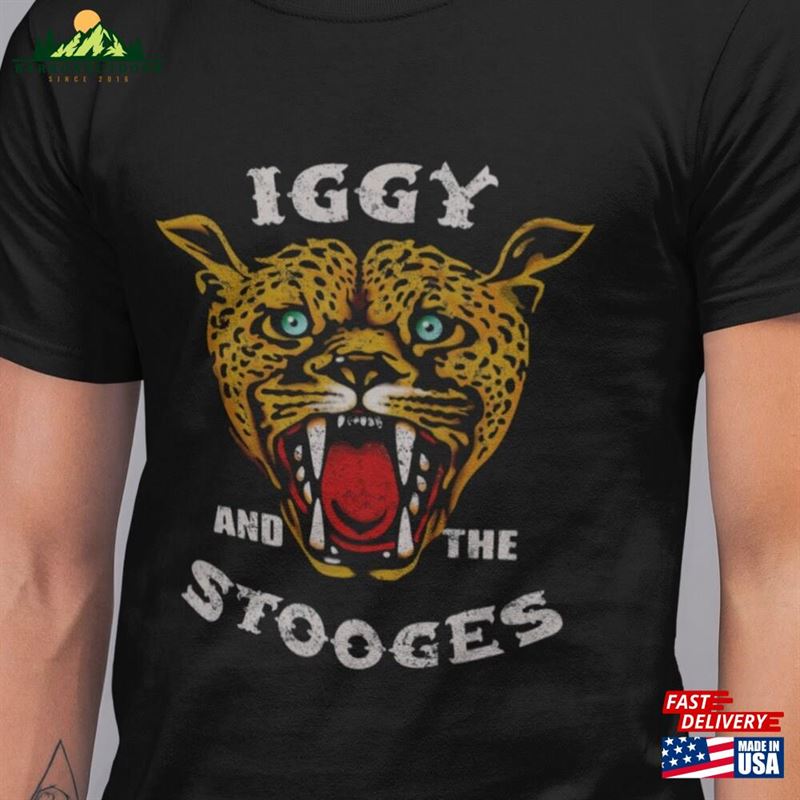 Iggy And The Stooges Cheetah T-Shirt Limited Edition Vintage Style Design Unisex Hoodie Iggy And The Stooges Cheetah T-Shirt Limited Edition Vintage Style Design Unisex Hoodie