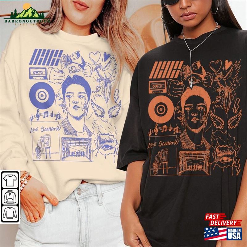 Ikon Kpop Doodle Art Vintage Merch Tee Graphic Albums Lyric Sweatshirt Hoodie Classic Unisex Ikon Kpop Doodle Art Vintage Merch Tee Graphic Albums Lyric Sweatshirt Hoodie Classic Unisex
