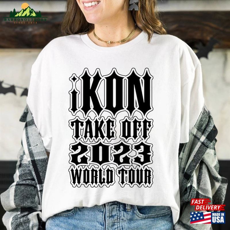 Ikon Take Off Usa 2023 World Tour Shirt Kpop Album Tee Hoodie Sweatshirt Ikon Take Off Usa 2023 World Tour Shirt Kpop Album Tee Hoodie Sweatshirt
