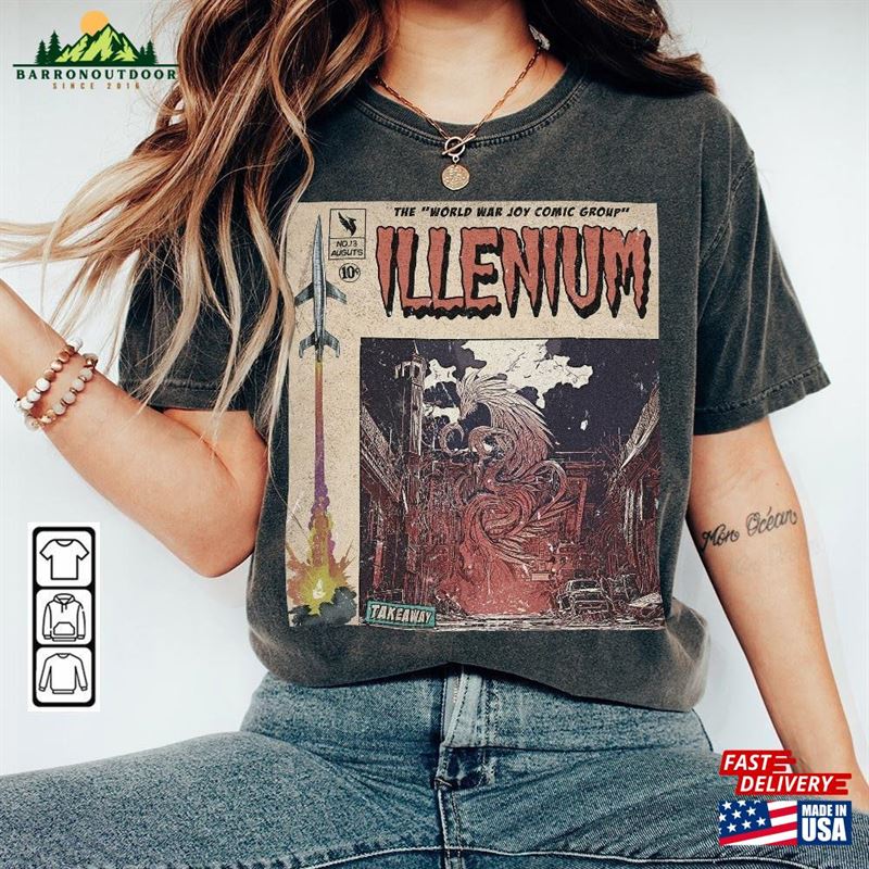 Illenium Comic Shirt 90S Vintage Merch Book Art World War Joyalbum Concert Ticket 2023 Graphic Tee Gift For Fan V4 T-Shirt Classic Illenium Comic Shirt 90S Vintage Merch Book Art World War Joyalbum Concert Ticket 2023 Graphic Tee Gift For Fan V4 T-Shirt Classic