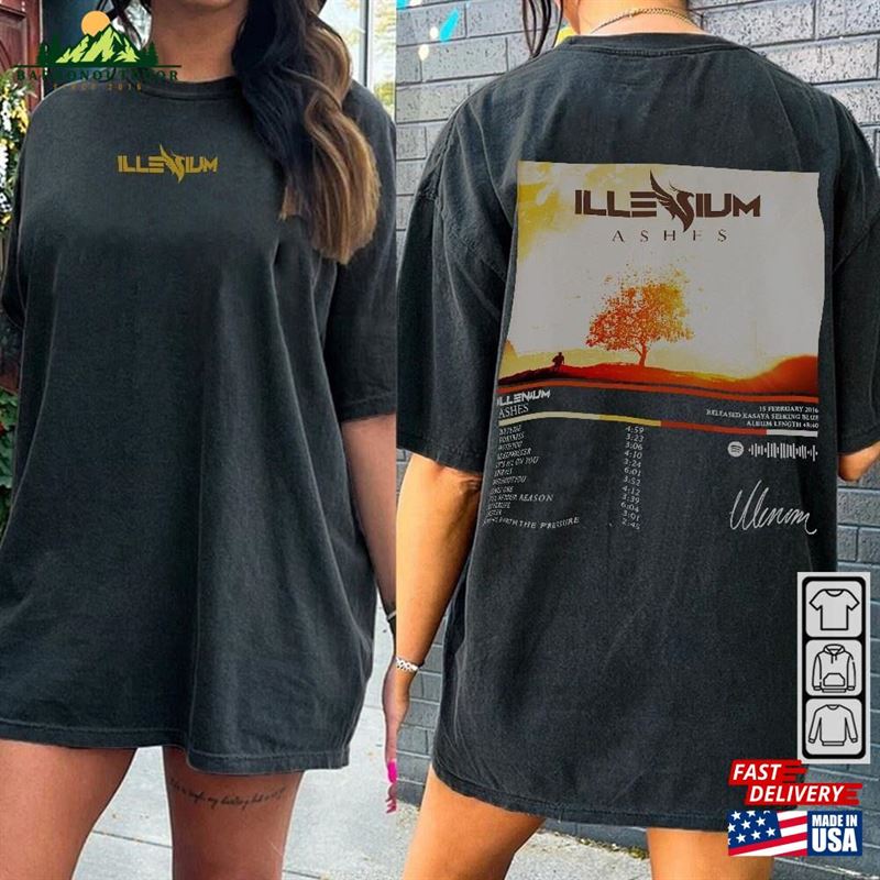 Illenium Music Shirt Double Sided Live World Tour 2023 90S Y2k Sweatshirt Classic Unisex Illenium Music Shirt Double Sided Live World Tour 2023 90S Y2k Sweatshirt Classic Unisex