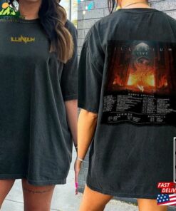 Illenium Music Shirt Double Sided Live World Tour 2023 90S Y2k Sweatshirt T-Shirt