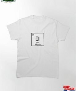 Illinois Statehood 1818 Classic T-Shirt Hoodie Unisex