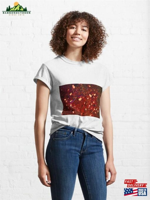 Illuminated Tree With Heart Shaped Lights At Night In Vienna Classic T-Shirt