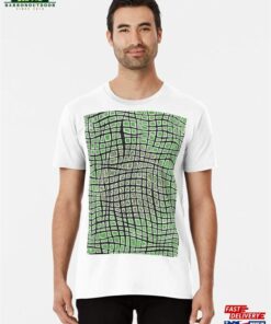 Illusion Green Pattern Premium T-Shirt Sweatshirt Classic