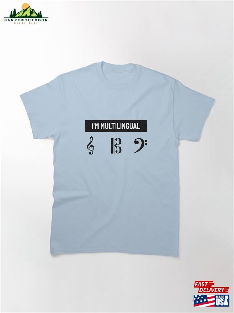 I'm Multilingual Treble Clef Alto Tenor Sweatshirt Classic I'm Multilingual Treble Clef Alto Tenor Sweatshirt Classic