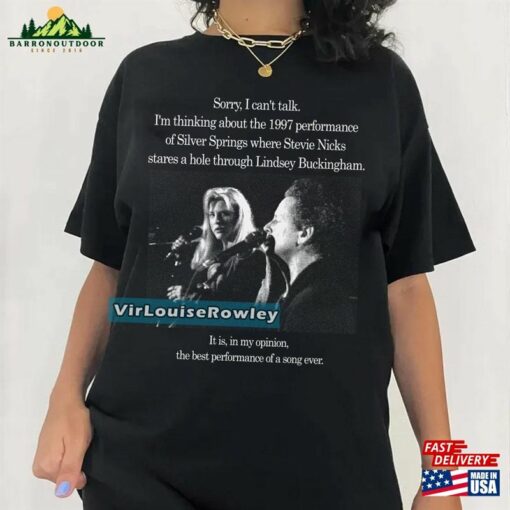 I’m Thinking About The 1997 Performance Of Silver Springs Shirt Nicks Live In Concert Sweatshirt Unisex