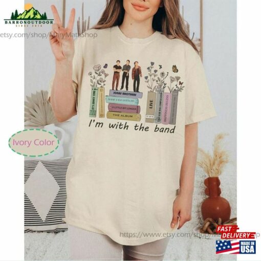I’m With The Band Jonas Brothers Shirt Five Albums One Night Tour Classic Hoodie