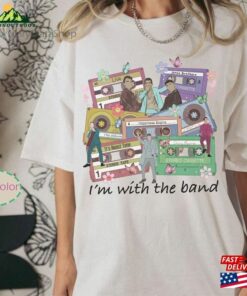 I’m With The Band Jonas Brothers Shirt Five Albums One Night Tour Sweatshirt Hoodie
