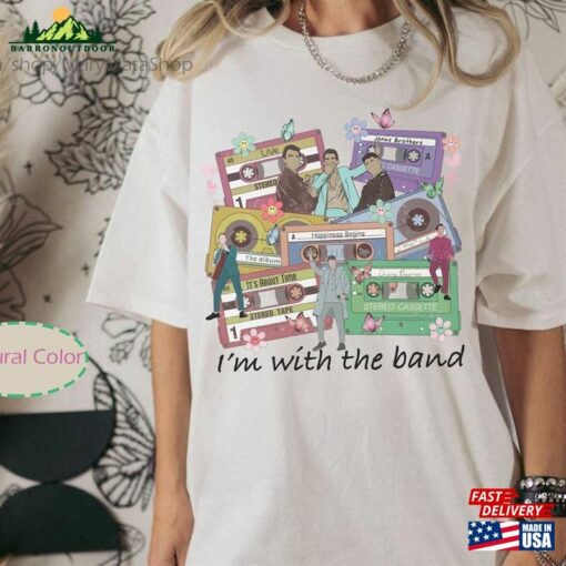 I’m With The Band Jonas Brothers Shirt Five Albums One Night Tour Sweatshirt Hoodie