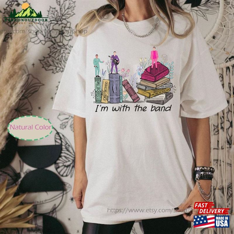 I'm With The Band Jonas Brothers Shirt Five Albums One Night Tour T-Shirt Unisex I'm With The Band Jonas Brothers Shirt Five Albums One Night Tour T-Shirt Unisex