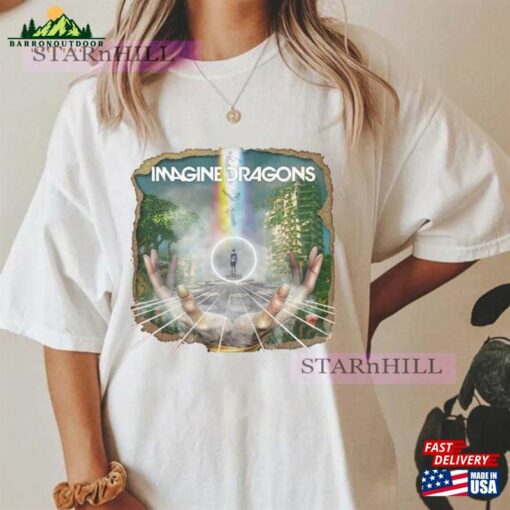 Imagine Dragon All Albums Mix Shirt Tour 2023 T-Shirt Rock Band Hoodie Classic
