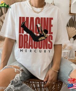 Imagine Dragons Mercury World Tour 2023 Concert T Shirt Evolve Rock Band Vintage Ben Mckee Classic T-Shirt