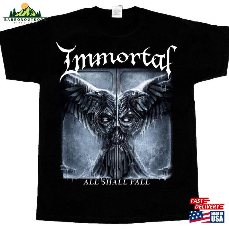 Immortal All Shall Fall New Black Short Long Sleeve T Hoodie Unisex Immortal All Shall Fall New Black Short Long Sleeve T Hoodie Unisex