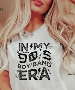 In My 90S Boy Band Era Kid Hoodie T-Shirt