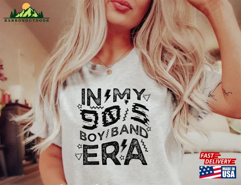 In My 90S Boy Band Era Kid Hoodie T-Shirt In My 90S Boy Band Era Kid Hoodie T-Shirt