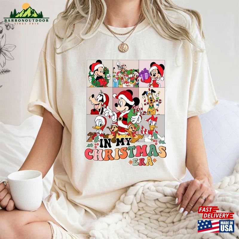 In My Christmas Era Shirt Mickey And Friends T-Shirt Unisex In My Christmas Era Shirt Mickey And Friends T-Shirt Unisex