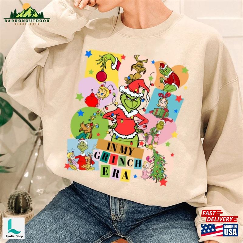 In My Grich Era Sweatshirt Grinchmas Hoodie Merry Shirt Unisex In My Grich Era Sweatshirt Grinchmas Hoodie Merry Shirt Unisex