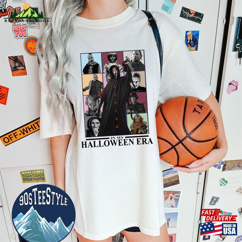 In My Horror Era Shirt Halloween Friend Characters Sweatshirt Hoodie In My Horror Era Shirt Halloween Friend Characters Sweatshirt Hoodie