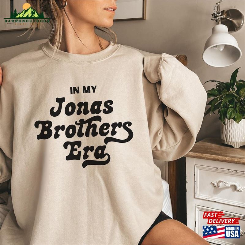 In My Jonas Brothers Era Music Concert Sweatshirt Fan Gift Tour 2023 Classic In My Jonas Brothers Era Music Concert Sweatshirt Fan Gift Tour 2023 Classic