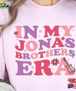 In My Jonas Brothers Era Short Sleeve Shirt Silhouette Cameo And Cricut Files The 5 Album Classic Unisex