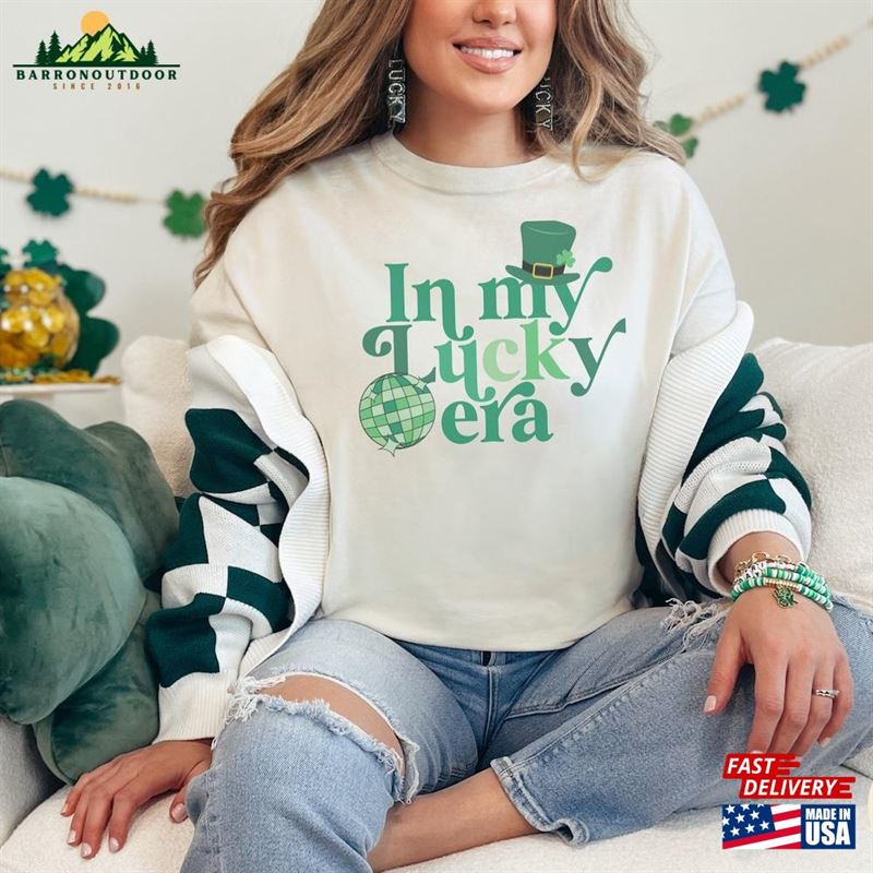 In My Lucky Era Swiftie St Patrick's Day Shirt Taylor Swift Eras Tour Unisex Sweatshirt In My Lucky Era Swiftie St Patrick's Day Shirt Taylor Swift Eras Tour Unisex Sweatshirt