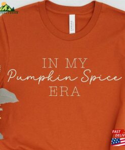 In My Pumpkin Spice Era Swiftie Merch Taylor Swift Fall Minimalist Shirt Cozy Season Unisex Classic