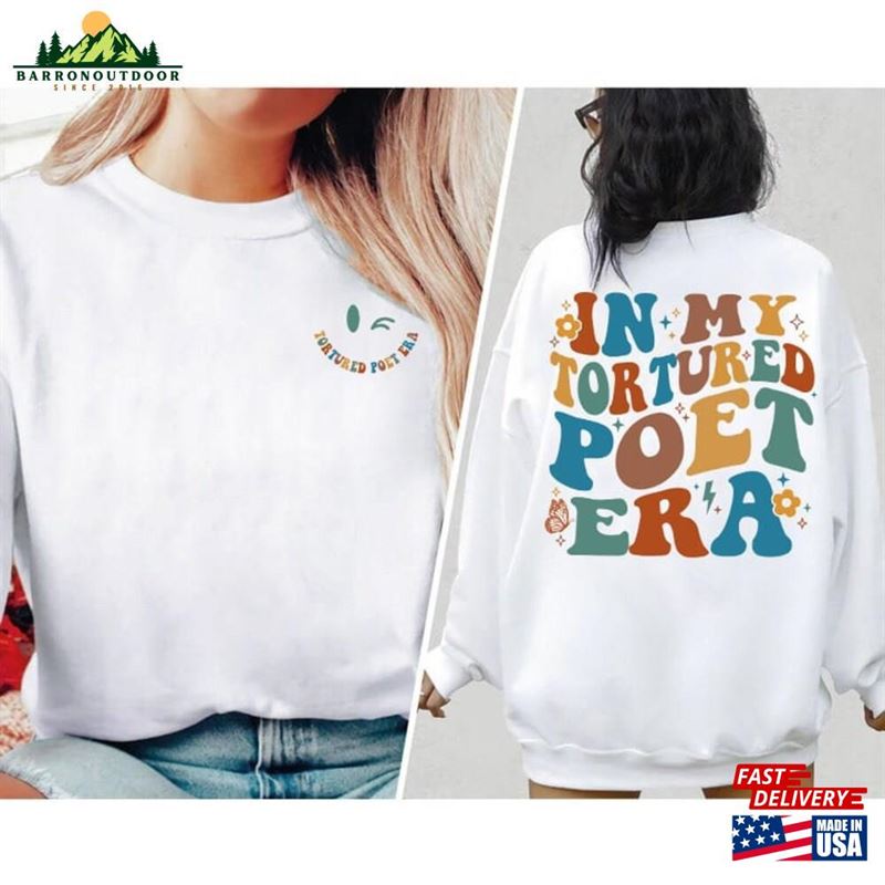 In My Tortured Poet Era Trendy Back Text Sweatshirt Crewneck Classic In My Tortured Poet Era Trendy Back Text Sweatshirt Crewneck Classic