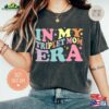 In My Triplet Mom Era Comfort Colors Shirt Mama T-Shirt Moms Club Tee Hoodie Sweatshirt