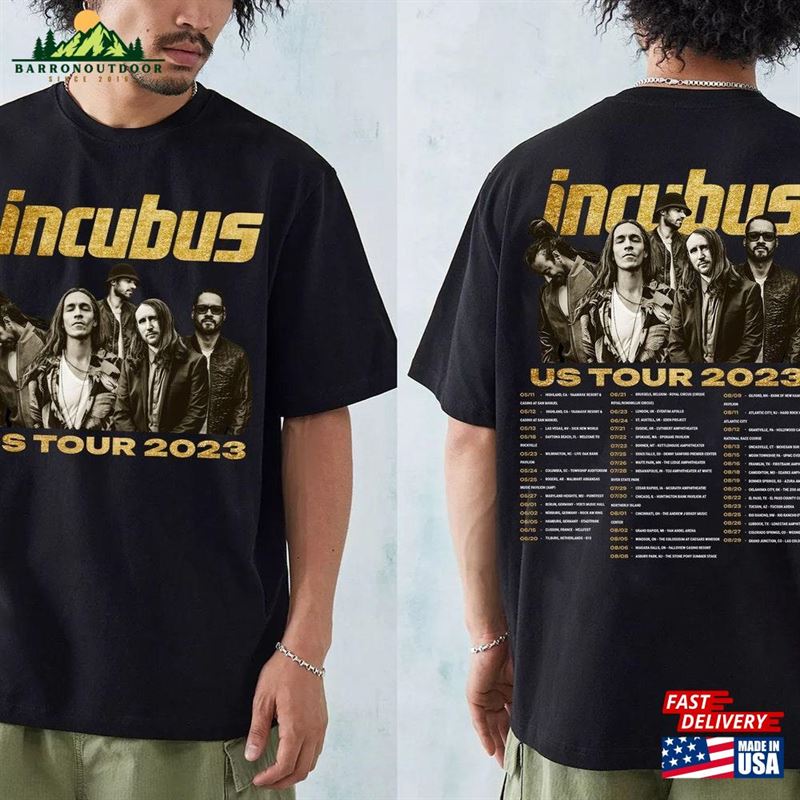 Incubus Band Us Summer Tour 2023 Shirt Fan Concert Tee Hoodie Sweatshirt Incubus Band Us Summer Tour 2023 Shirt Fan Concert Tee Hoodie Sweatshirt