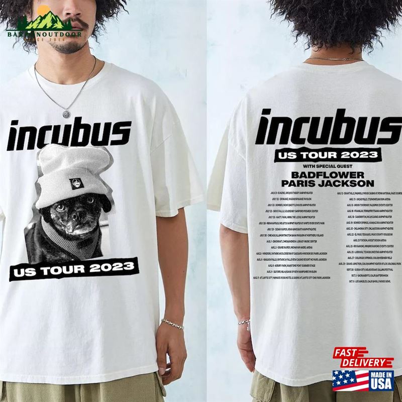 Incubus Band Us Summer Tour 2023 Shirt Fan Concert Tee Sweatshirt Unisex Incubus Band Us Summer Tour 2023 Shirt Fan Concert Tee Sweatshirt Unisex