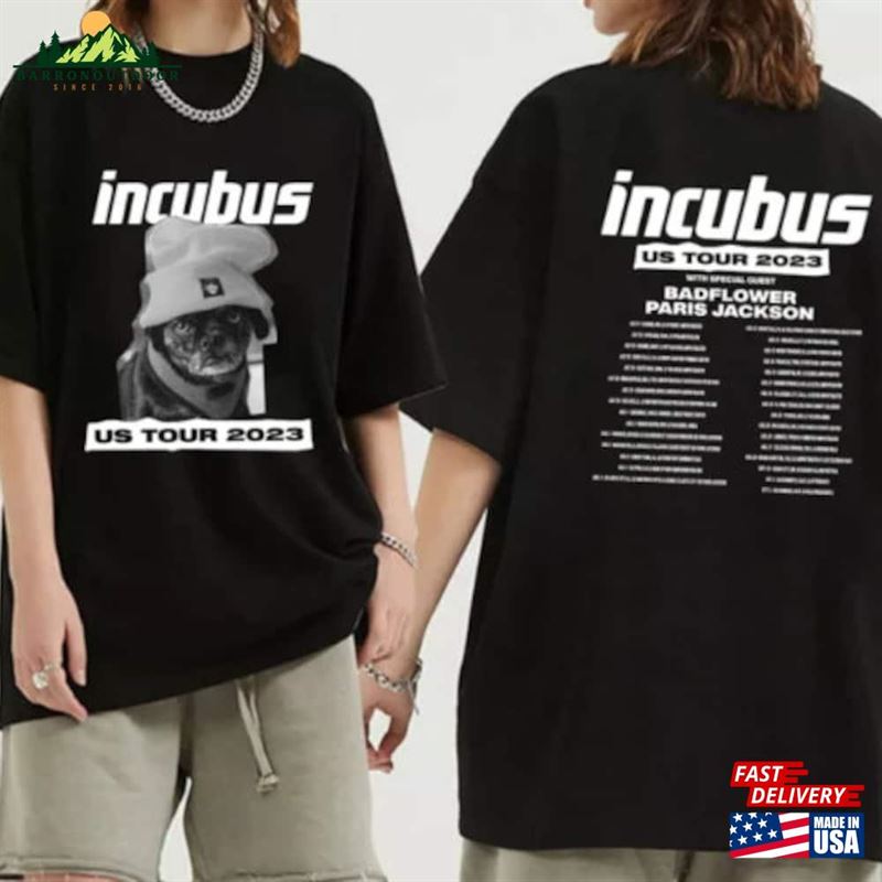 Incubus Band Us Summer Tour 2023 Shirt Fan Unisex Vintage Hoodie T-Shirt Incubus Band Us Summer Tour 2023 Shirt Fan Unisex Vintage Hoodie T-Shirt