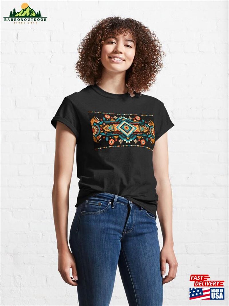 Indian Mayan Aztec Boho Tribal Ethnic Pattern Classic T-Shirt Unisex Sweatshirt Indian Mayan Aztec Boho Tribal Ethnic Pattern Classic T-Shirt Unisex Sweatshirt