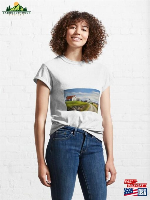 Inspired By Edward Hopper Art Paintings Classic T-Shirt Hoodie