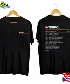Interpol 2023 Tour Shirt Band Fan Rock T-Shirt Unisex