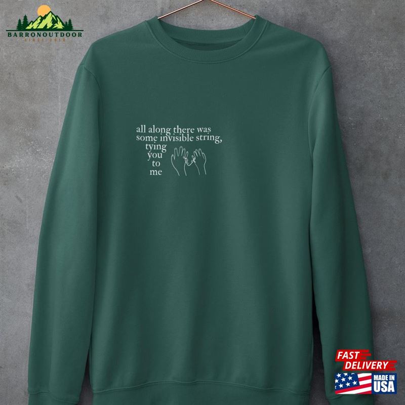 Invisible String Sweatshirt Folklore Album Unisex Eras Tour 2023 Hoodie Invisible String Sweatshirt Folklore Album Unisex Eras Tour 2023 Hoodie